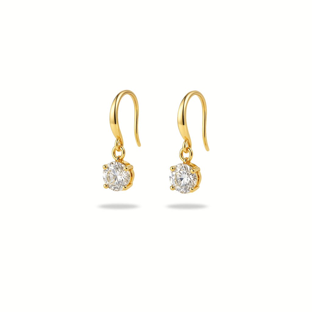 Celeste - 18K Gold Plated Drop Earrings