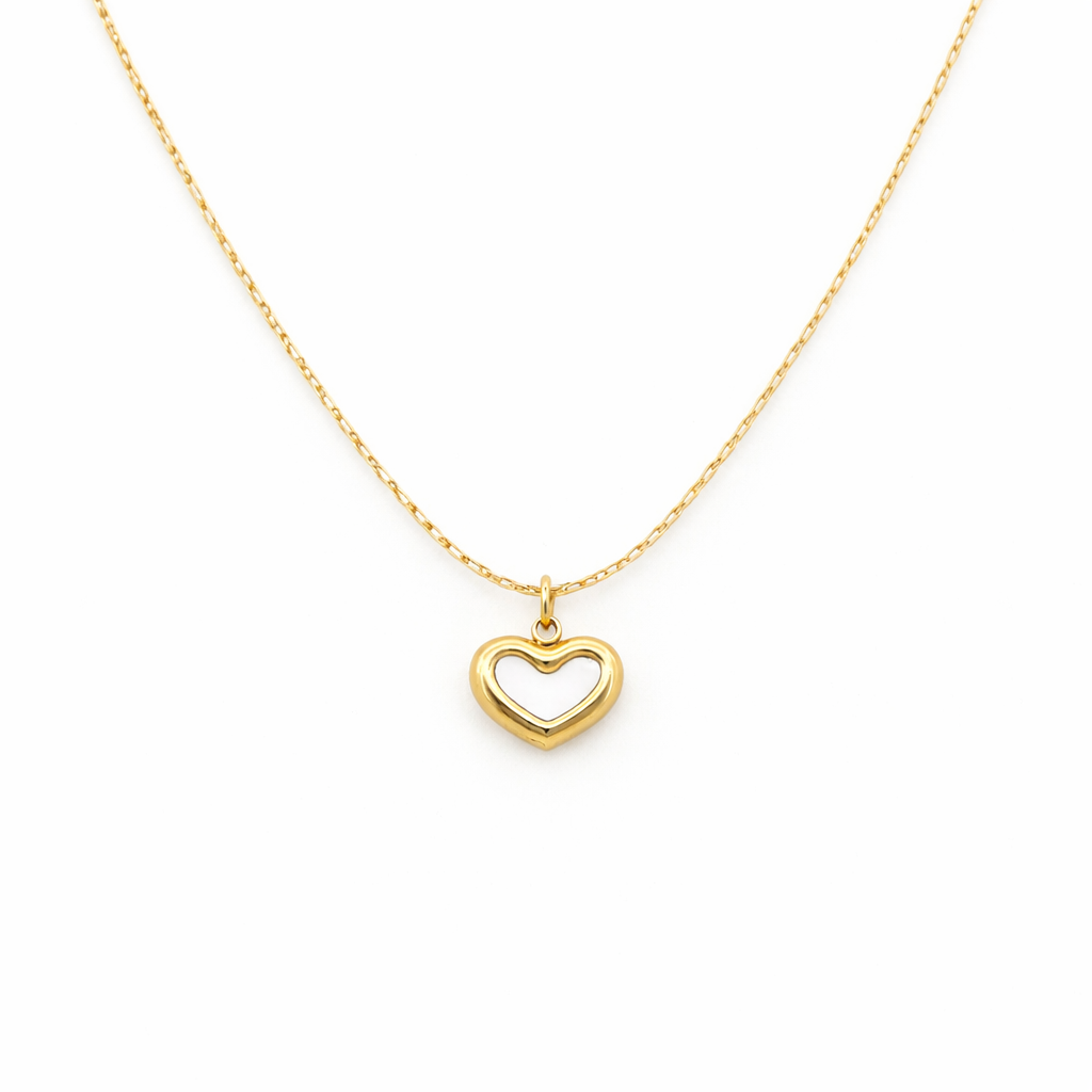 Naira – 18K Gold Plated Heart Necklace