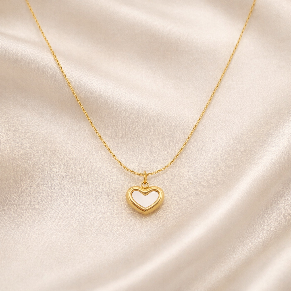 Naira – 18K Gold Plated Heart Necklace
