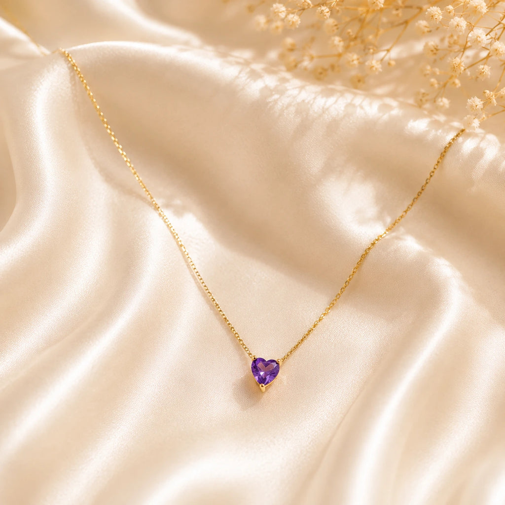 Amora Heart Necklace – 18K Gold Plated
