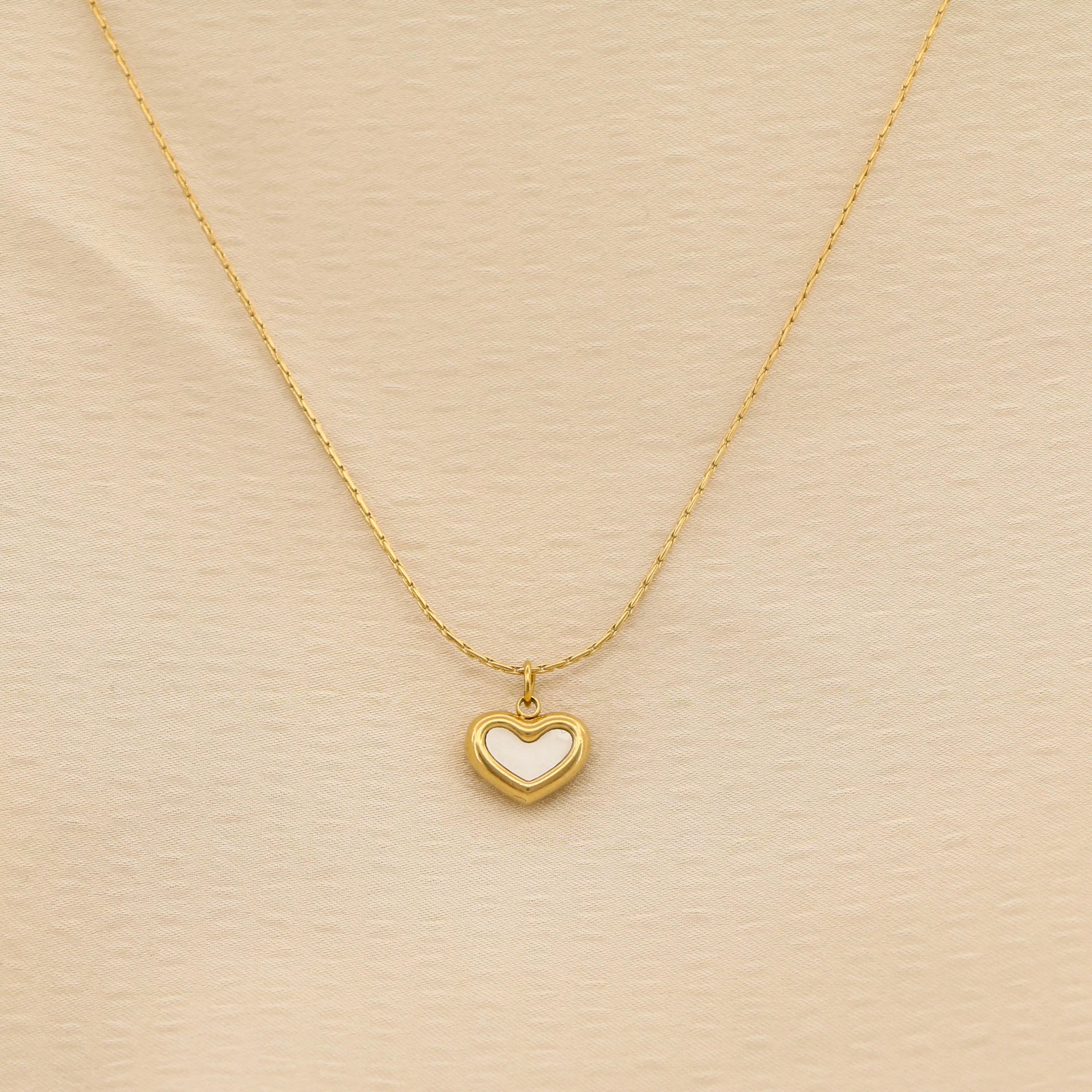 Naira – 18K Gold Plated Heart Necklace