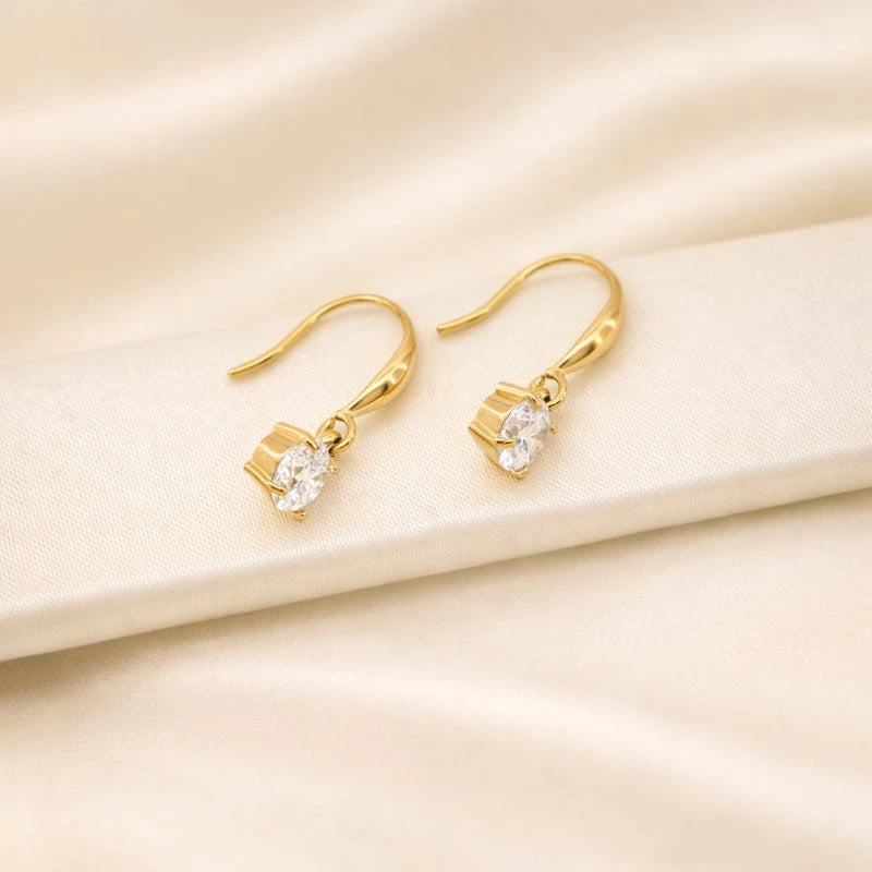 Celeste - 18K Gold Plated Drop Earrings