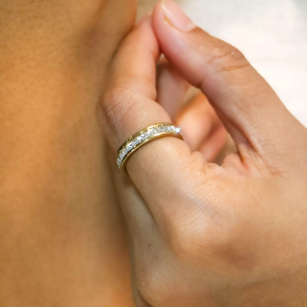 Zaria – 18K Gold Plated Baguette Ring