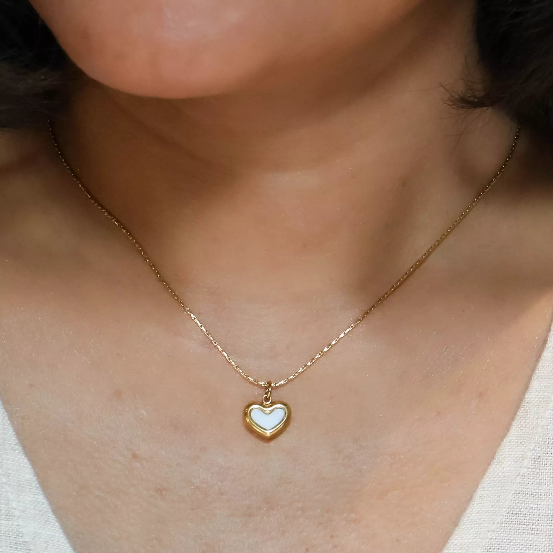 Naira – 18K Gold Plated Heart Necklace