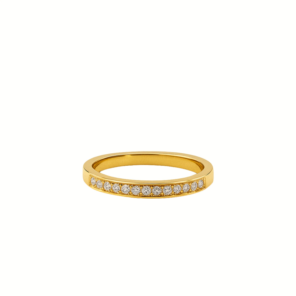 Alora – 18K Gold Plated Eternity Band