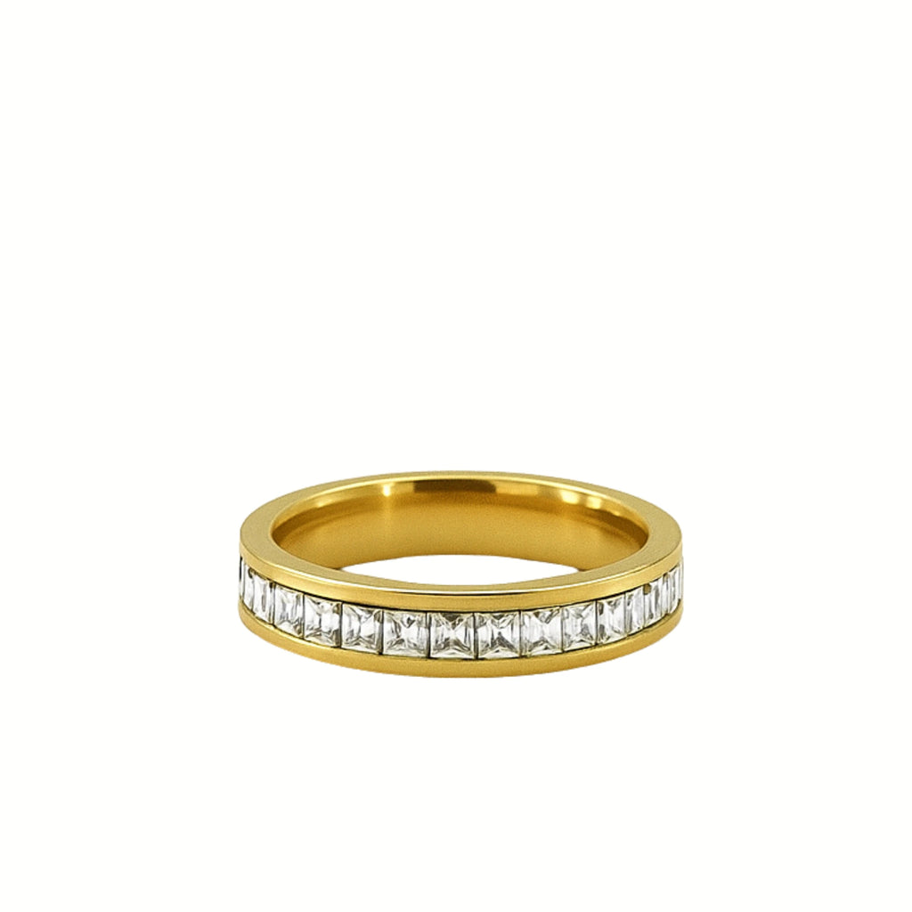 Zaria – 18K Gold Plated Baguette Ring