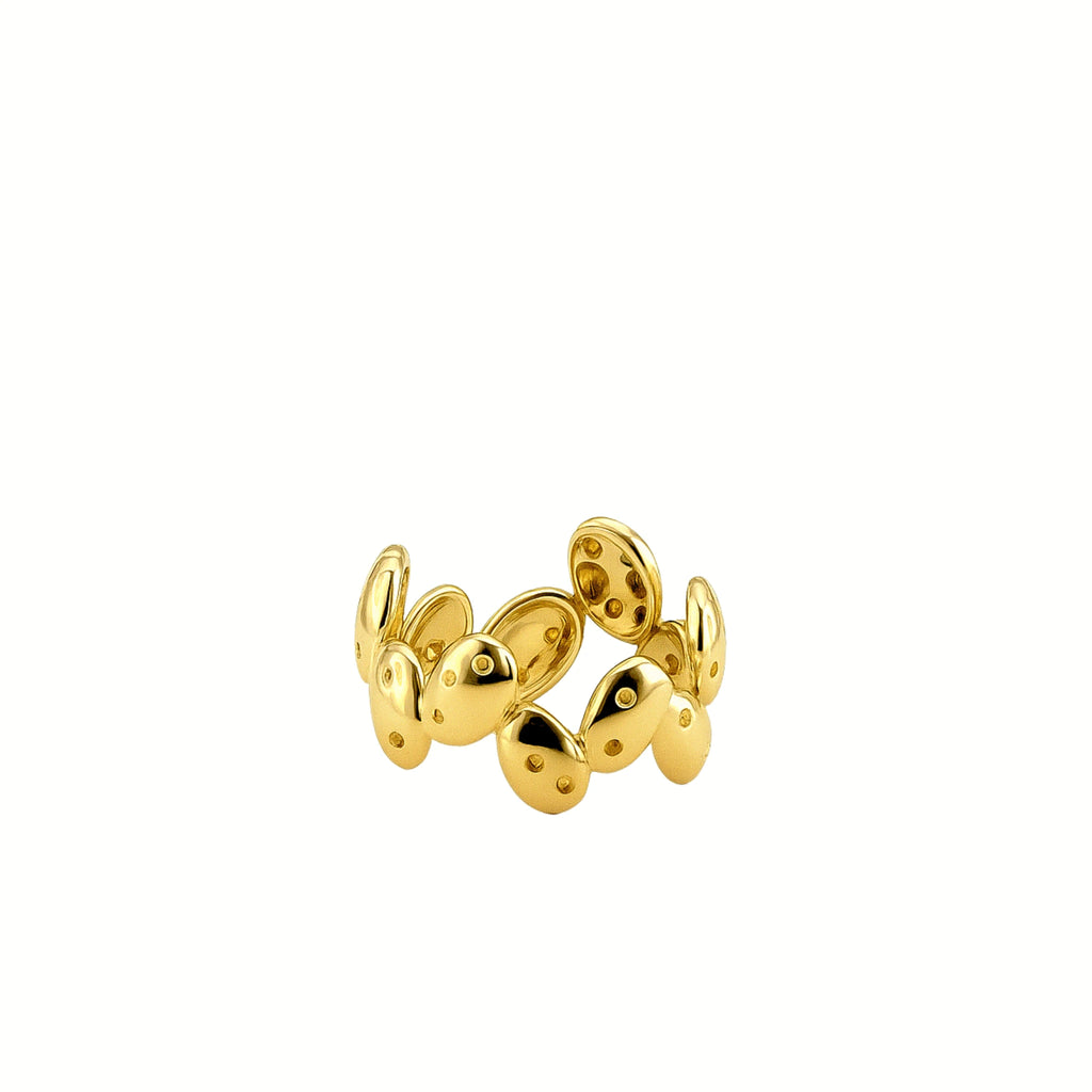 Liora Sculpted Band – 18K Gold Plated