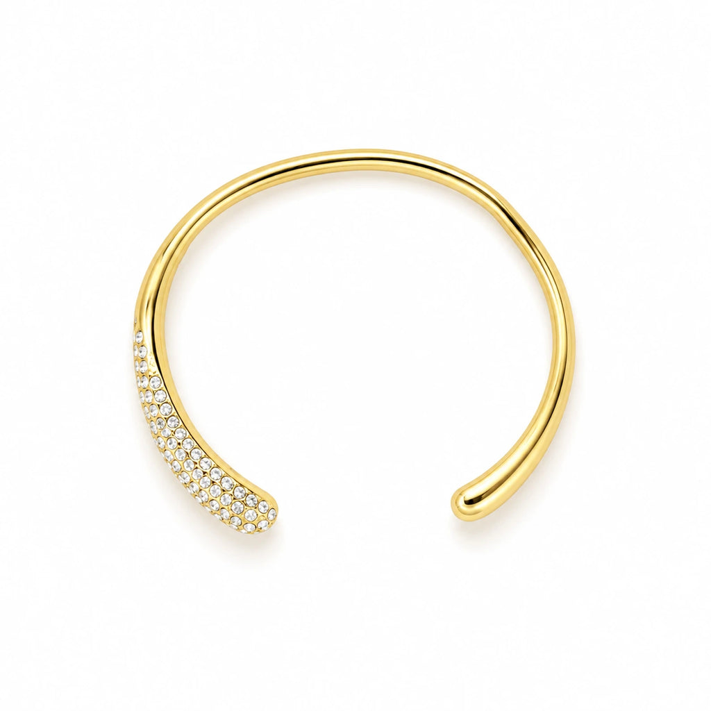 Aurielle Cuff Bracelet – 18K Gold Plated