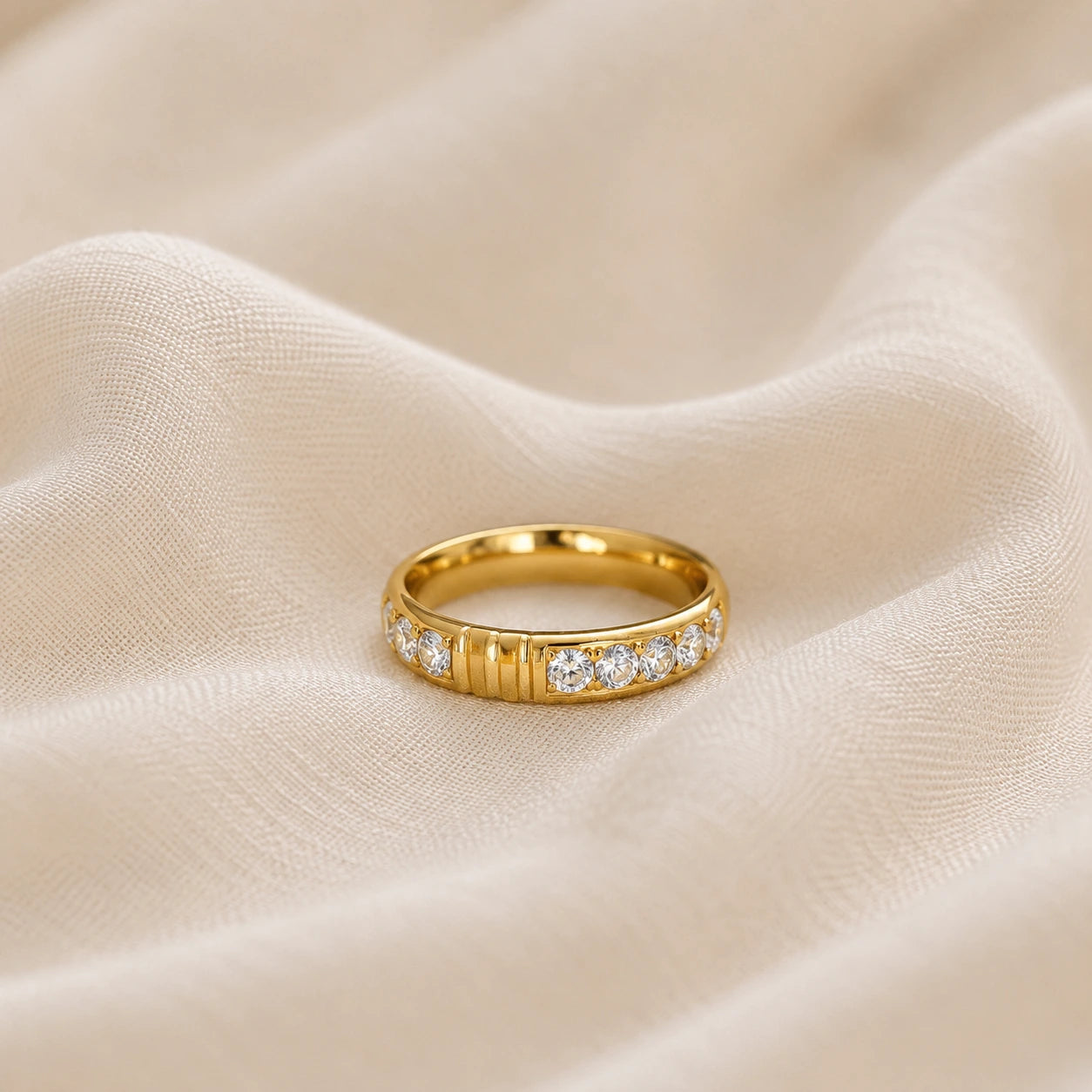 Selene Sparkle Band – 18K Gold Plated